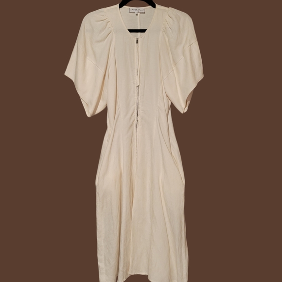 Apiece Apart Dresses & Skirts - APIECE APART gorgeous cream flutter sleeve dress